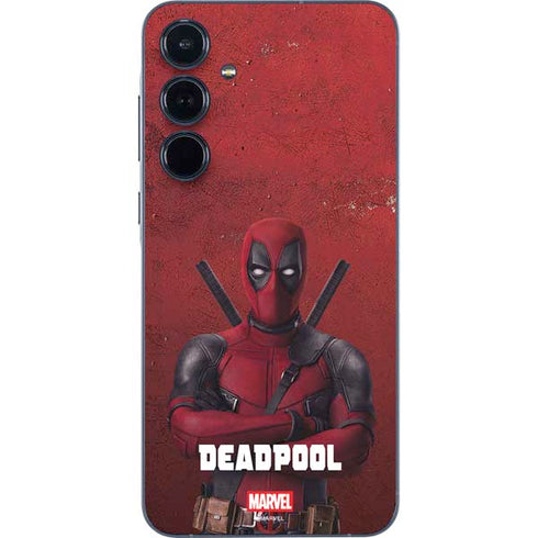 Marvel Deadpool Legacy Deadpool Red Poster Galaxy A35 5G Skin